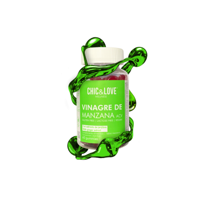 Chic&Love Gomas Vinagre De Maçã Suplemento Alimentar Detox E Controle De Peso