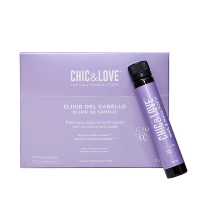 Chic&Love Ampolas 360º Hair Formula Forte Suplemento Elixir Antiqueda Capilar