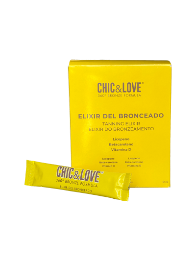 Chic&Love Elixir De Bronze Suplemento Sticks Para Um Bronzeado Saudável