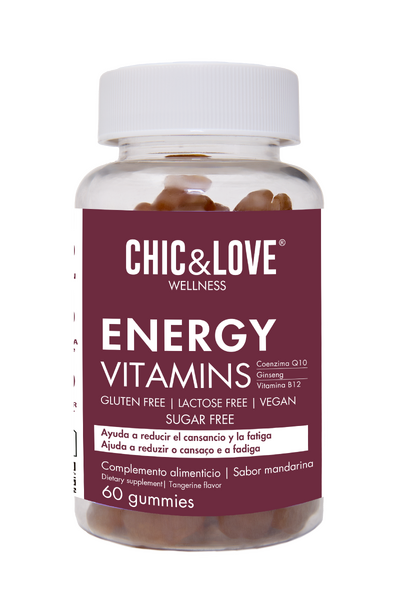 Chic&Love Gomas Energia Suplemento Alimentar Calmante 60 gomas