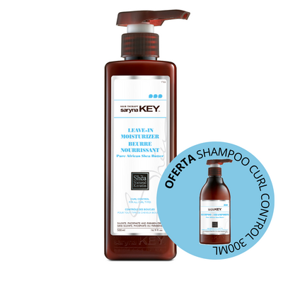 Leave In Moisturizer Curl Control Saryna Key 300ml | Definição e Hidratação de Caracóis