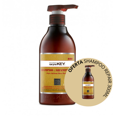 Shampoo Damage Repair Saryna Key 300ml | Reparação Profunda e Brilho