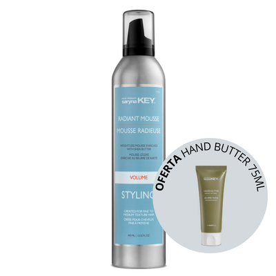 Styling Mousse Volumizing Saryna Key 400ml | Volume e Fixação Leve